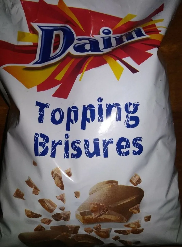 Daim topping brisures