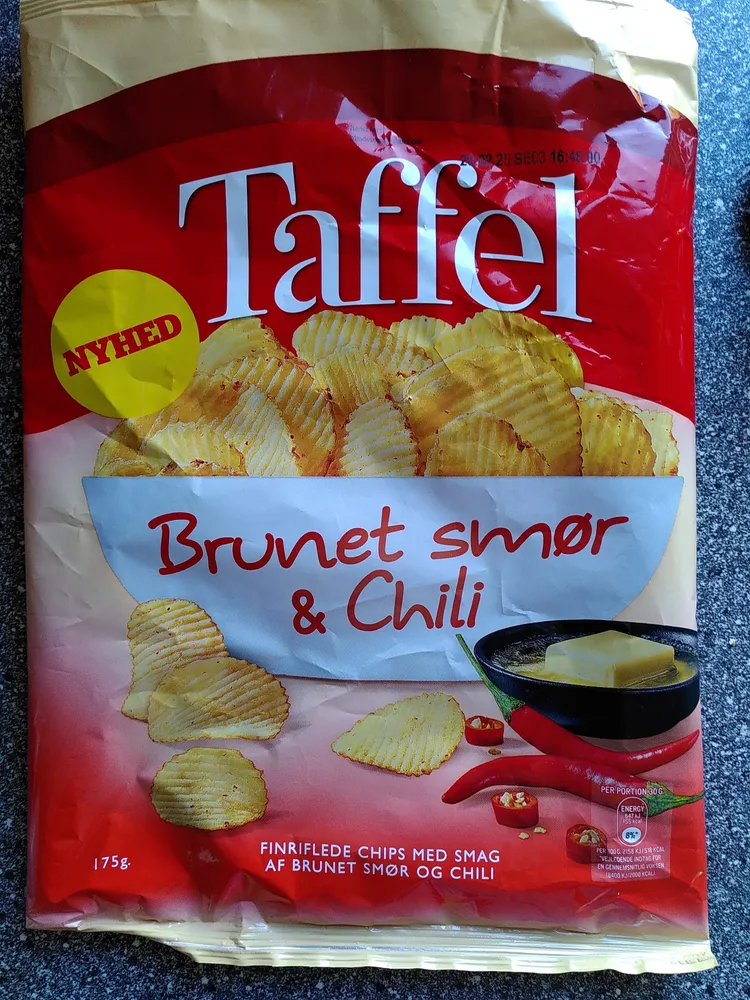 Brunet Smør Og Chili Chips