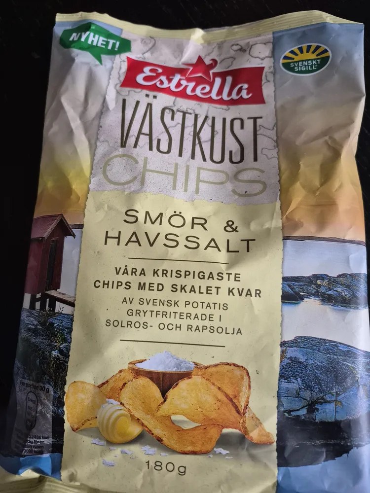 Västkustchips Smör & Havssalt