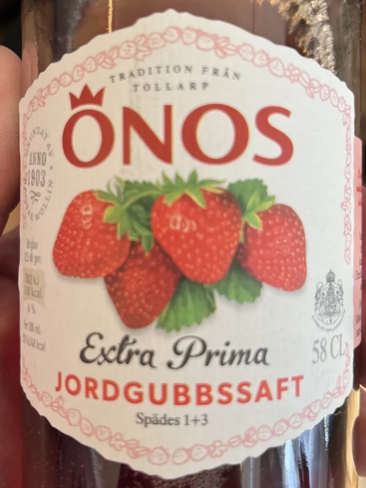 Extra Prima Jordgubbssaft