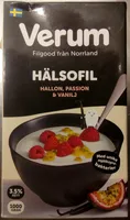 Verum Hälsofil Hallon, passion & vanilj
