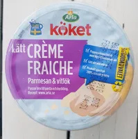 lätt crème fraîche parmesan & vitlök