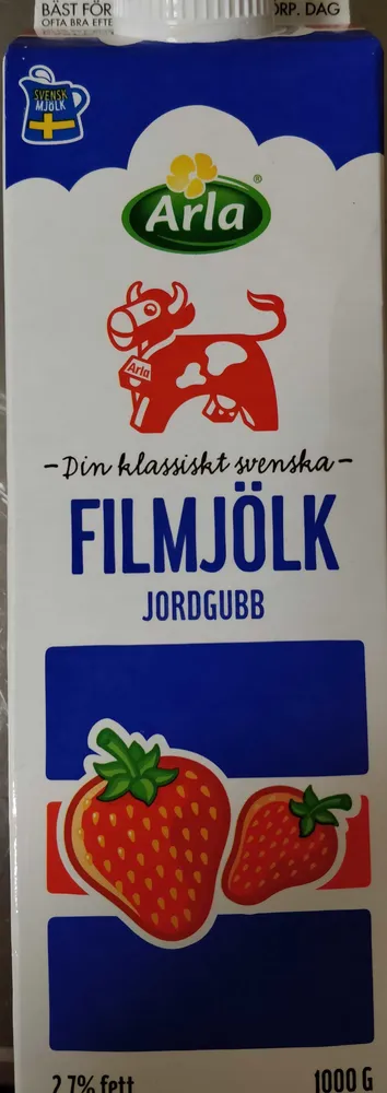 Filmjölk jordgubb