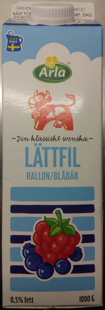 Arla Ko Lättfil Hallon/blåbär