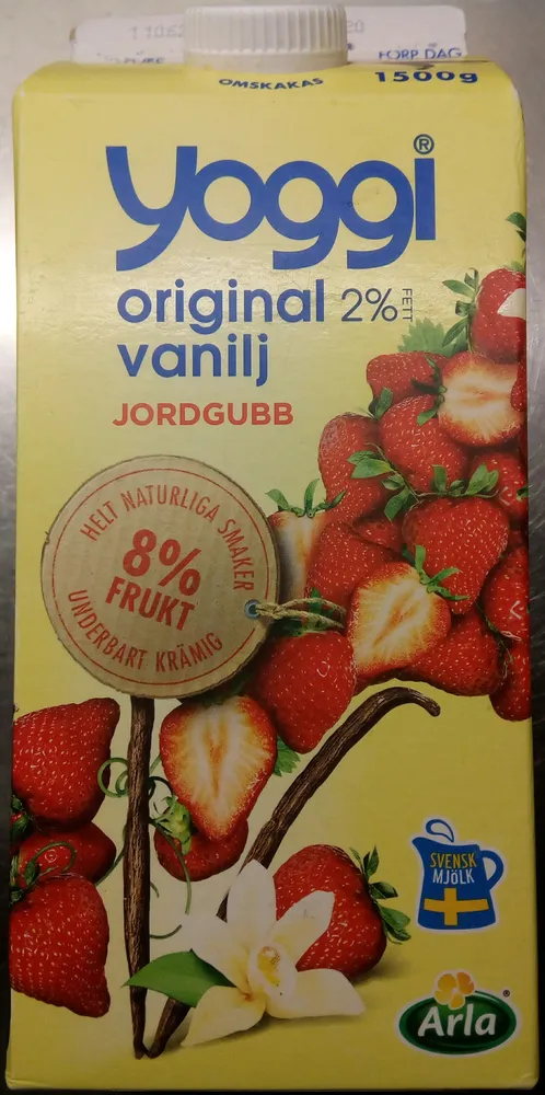 Yoggi Original Vanilj Jordgubb