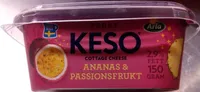 KESO Cottage Cheese Frukt Ananas & Passionsfrukt