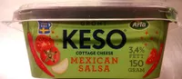 KESO Cottage Cheese Grönt Mexican Salsa