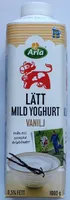 Lätt mild vaniljyoghurt
