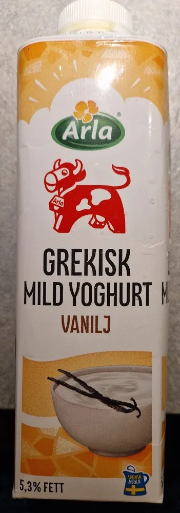 grekisk yoghurt vanilj