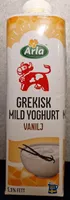 grekisk yoghurt vanilj