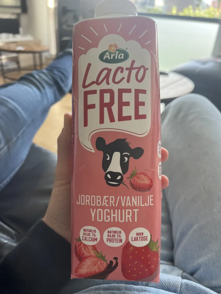 Lacto Free Jordbær/vanilje yoghurt