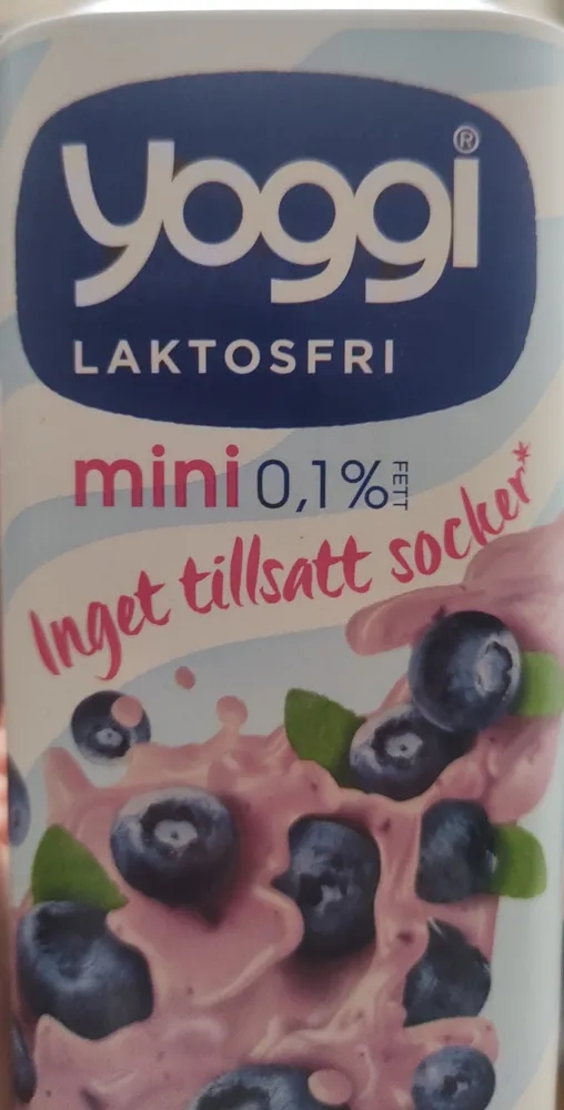 Yoggi mini laktosfri blåbär