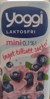 Yoggi mini laktosfri blåbär