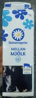 Mellan mjölk 1,5% fetthalt