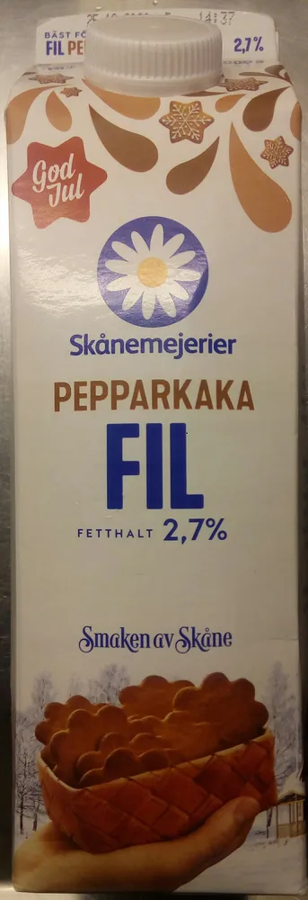 Skånemejerier fil pepparkaka