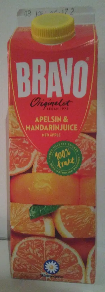 Apelsin & mandarinjuice med fruktkött