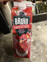 Bravo Smoothie Hallon, jordgubb & blåbär