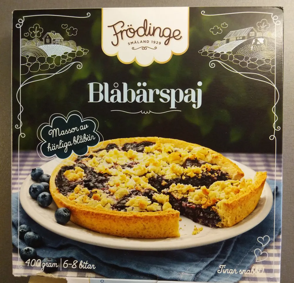 Blåbärspaj