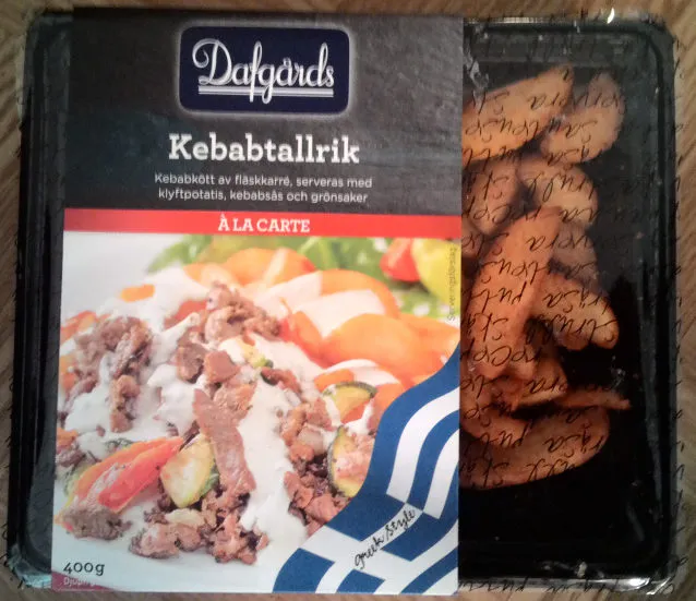 Dafgårds À la carte Kebabtallrik