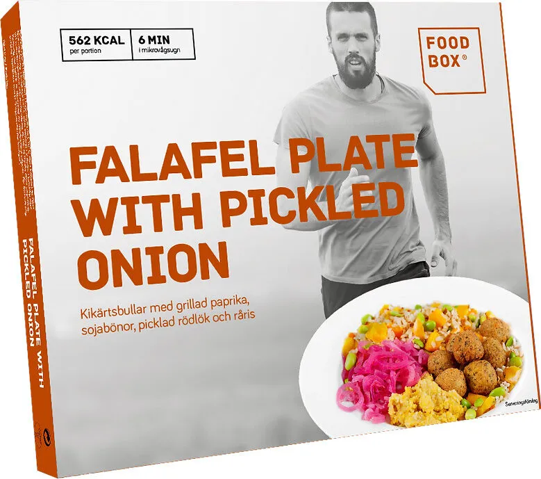 Falafel Plate With Pickled Onion