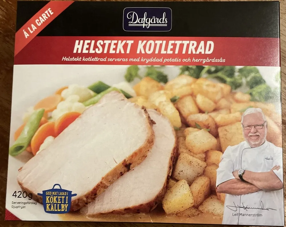 Helstekt Kotlettrad