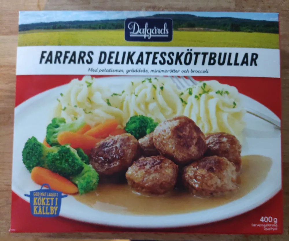 Dafgårds Farfars Delikatessköttbullar