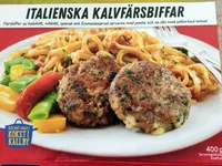 Italienska kalvfärsbiffar