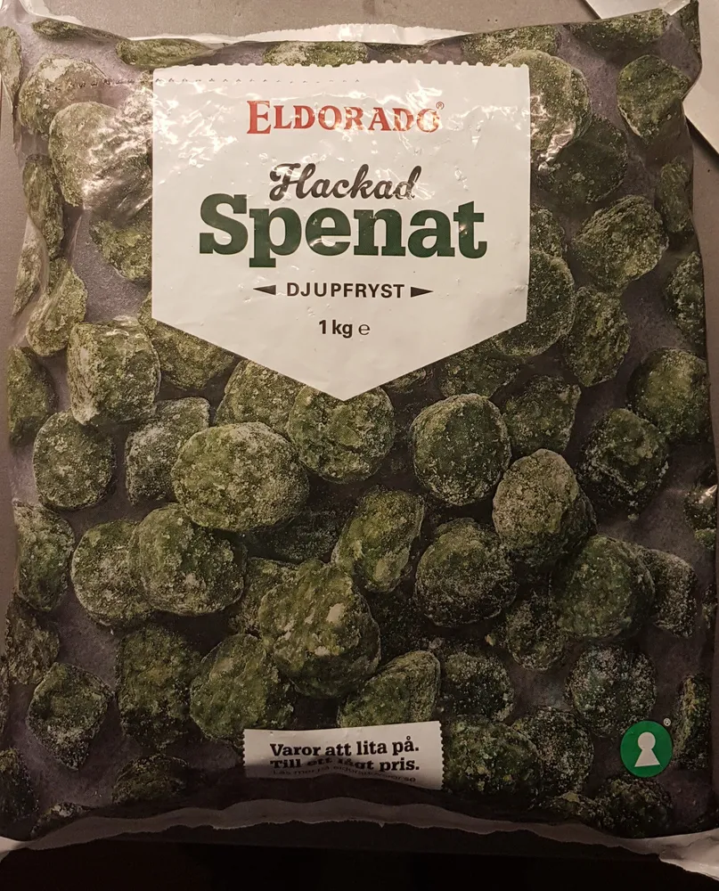 Hackad Spenat