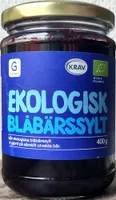 Ekologisk blåbärssylt