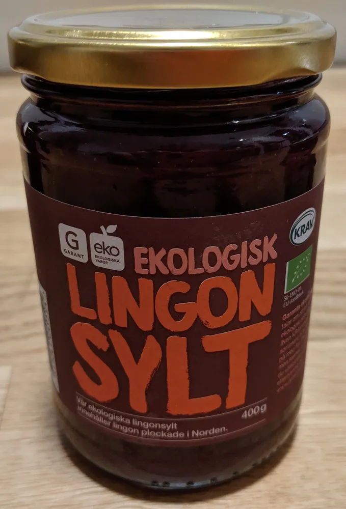 Ekologisk Lingon Sylt
