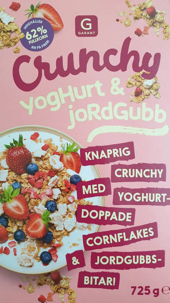 Crunchy Jordgubb / Yoghurt