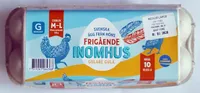 Svenska ägg från frigående inomhus gulare gula