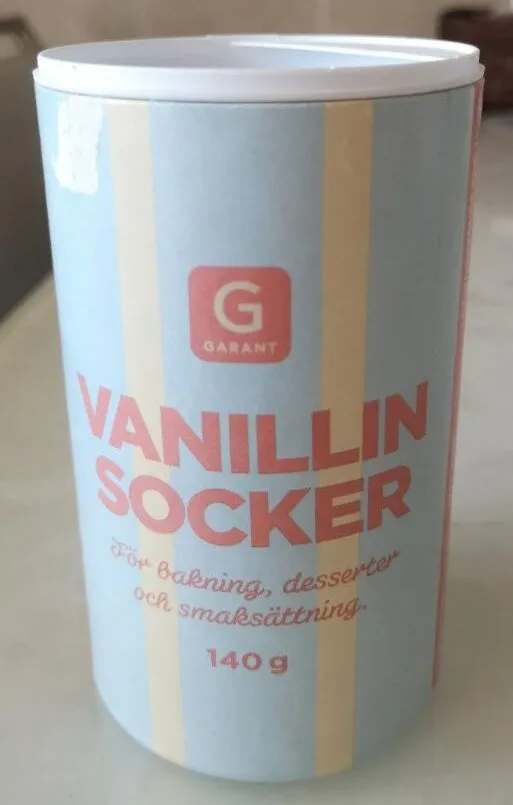 Vanillin socker
