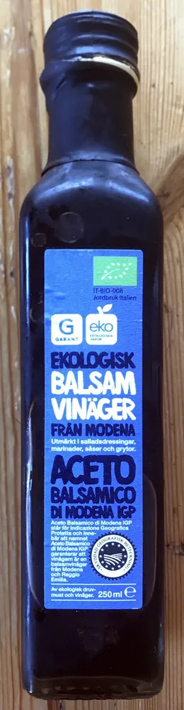 Ekologisk Balsam Vinäger