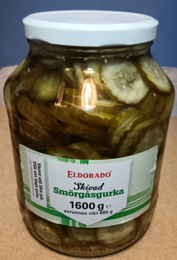 Skivad Smörgåsgurka