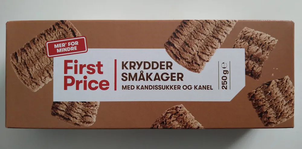 Krydder småkager med kandissukker og kanel