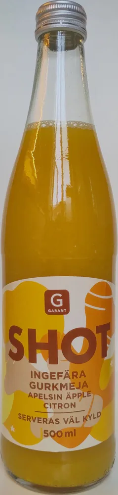 Shot Ingefära Gurkmeja Apelsin Äpple Citron