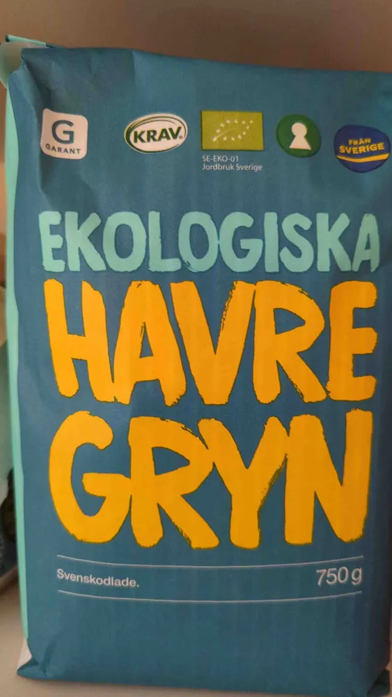 Ekologiska Havregryn