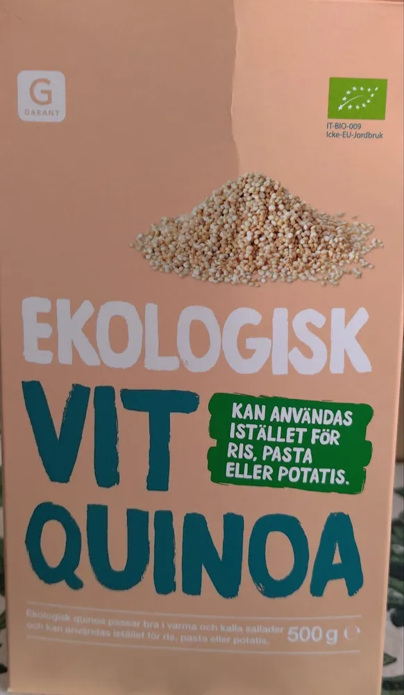Ekologisk vit quinoa