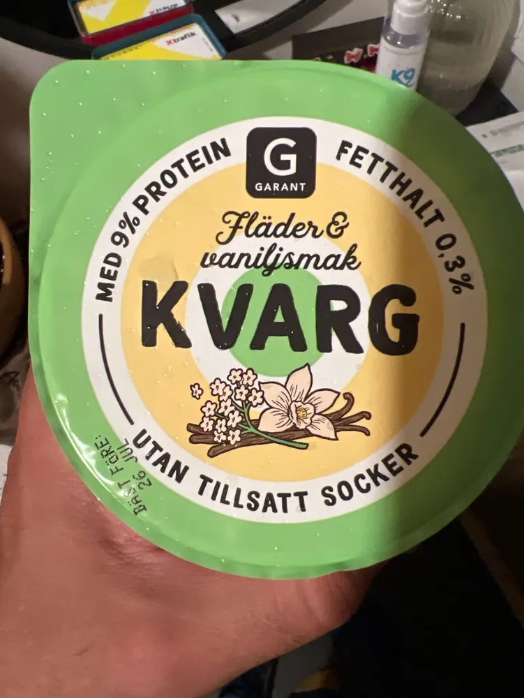 Kvarg Fläder & Vaniljsmak