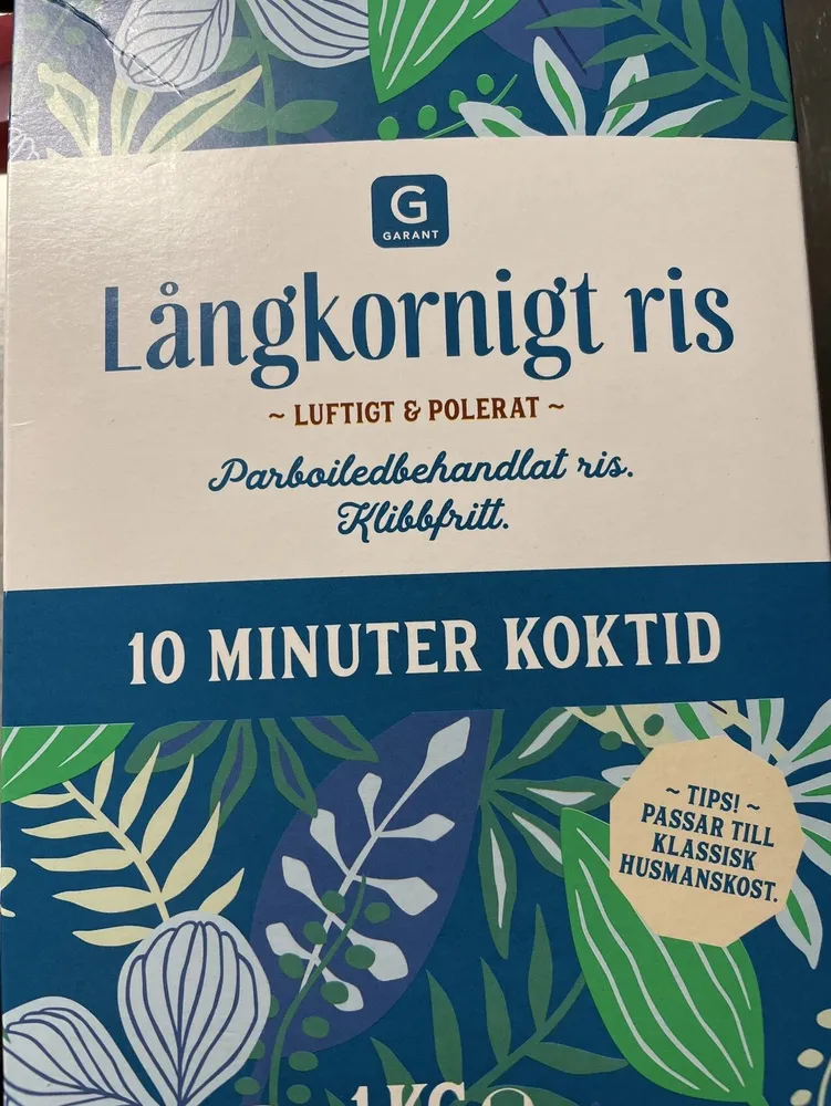 Långkornigt Ris
