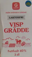 Vispgrädde 40% Laktosfri