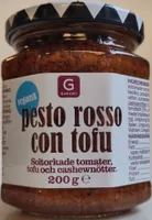 pesto rosso con tofu