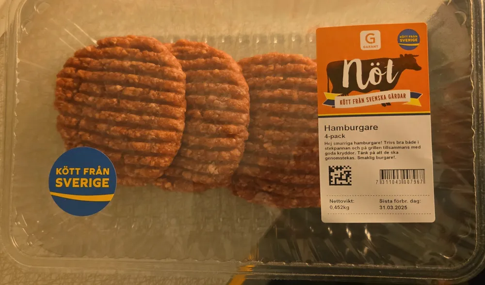 Hamburgare Av Nötkött
