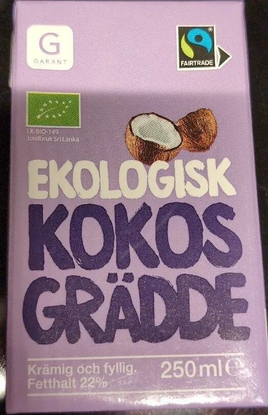 Kokosgrädde Ekologisk