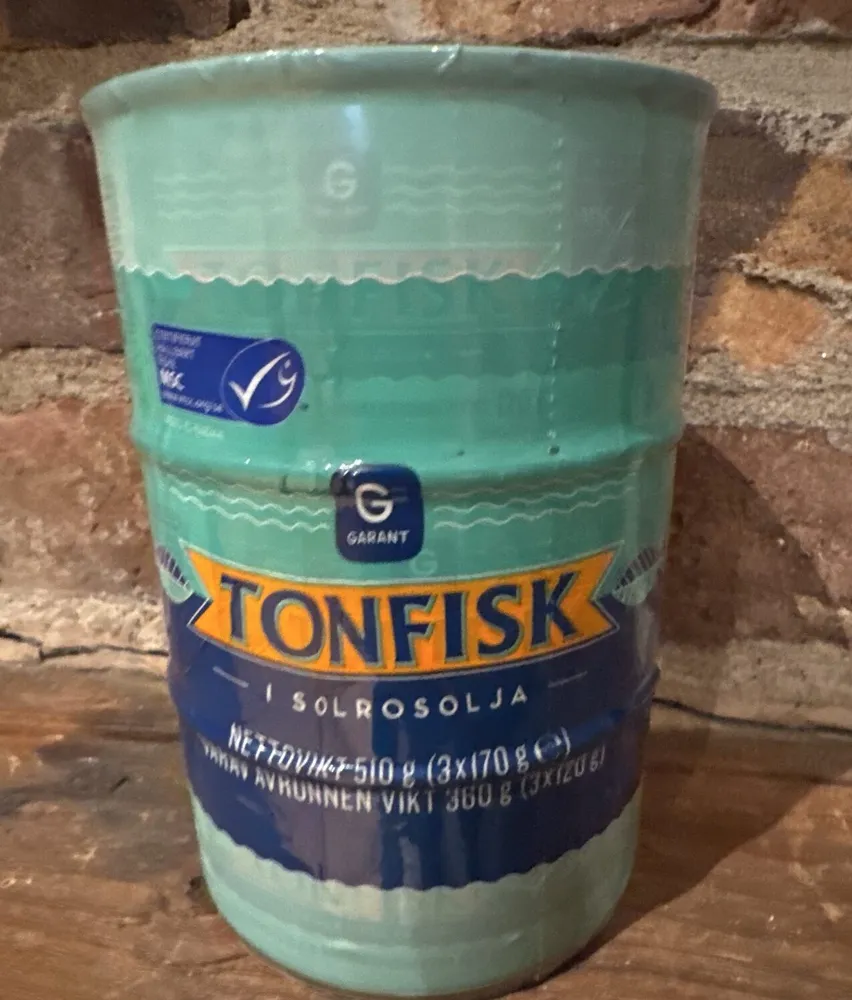 Tonfisk i solrosolja