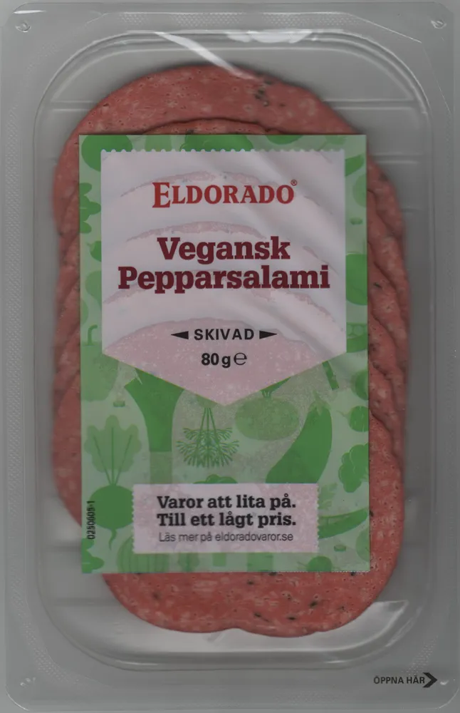 Vegansk Pepparsalami