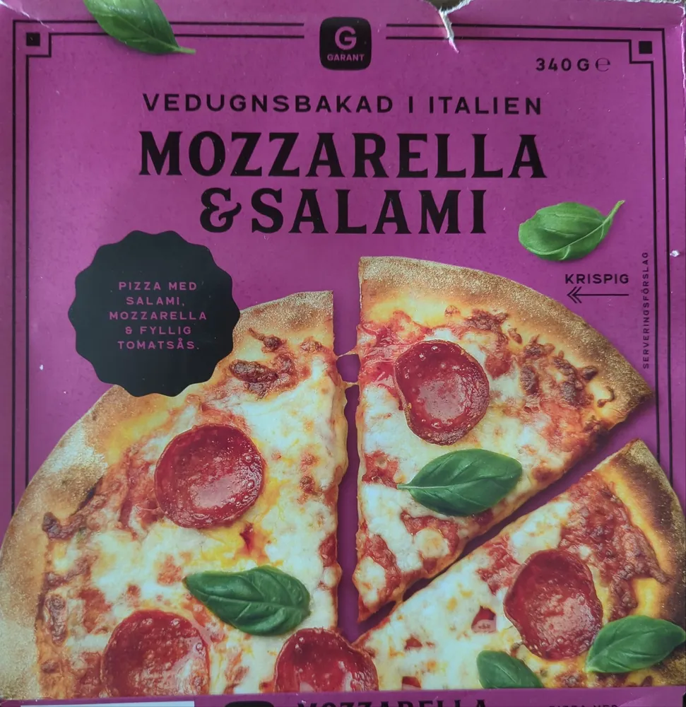 Pizza Salami & Mozzarella