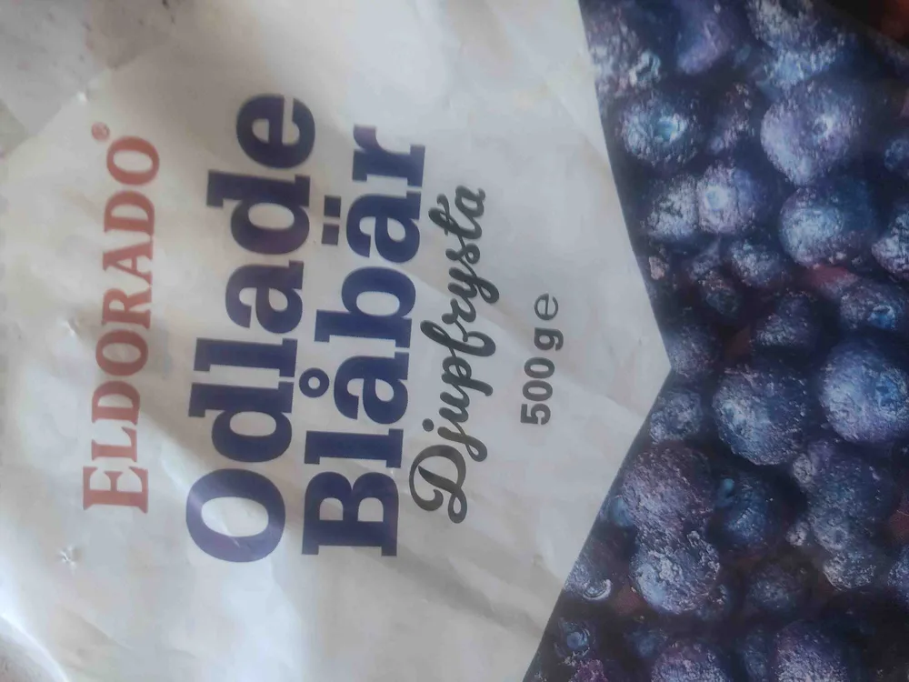 Odlade blåbär djupfrysta