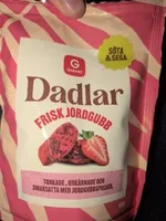 Frisk jordgubb dadler